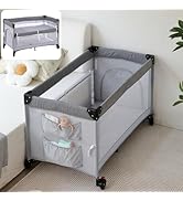 Amazon.co.jp: Simpolu ベビーサークル 折りたたみ サイド高さ二段調整